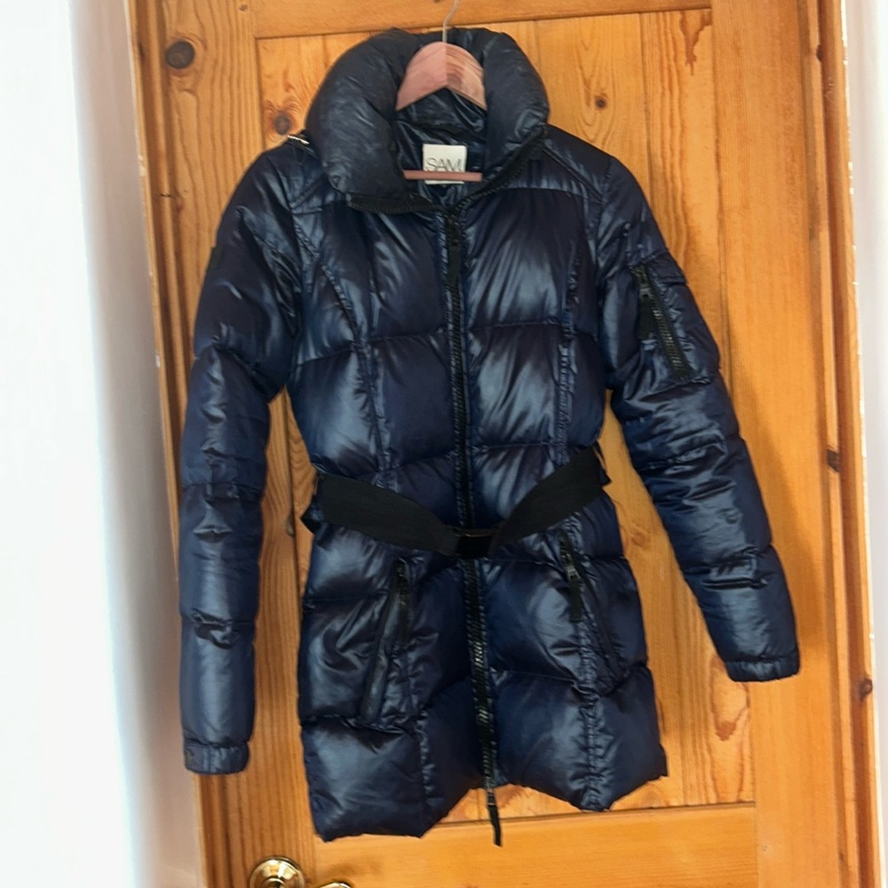SAM. newyork XS Blue Puffer Puffy Ski Jacket